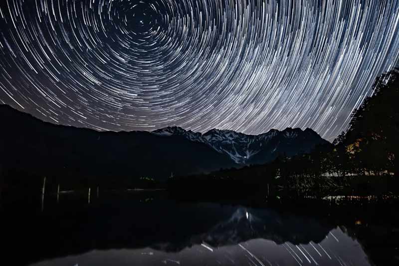 星空案内人と楽しむ星空観測 春の大正池のイメージ画像