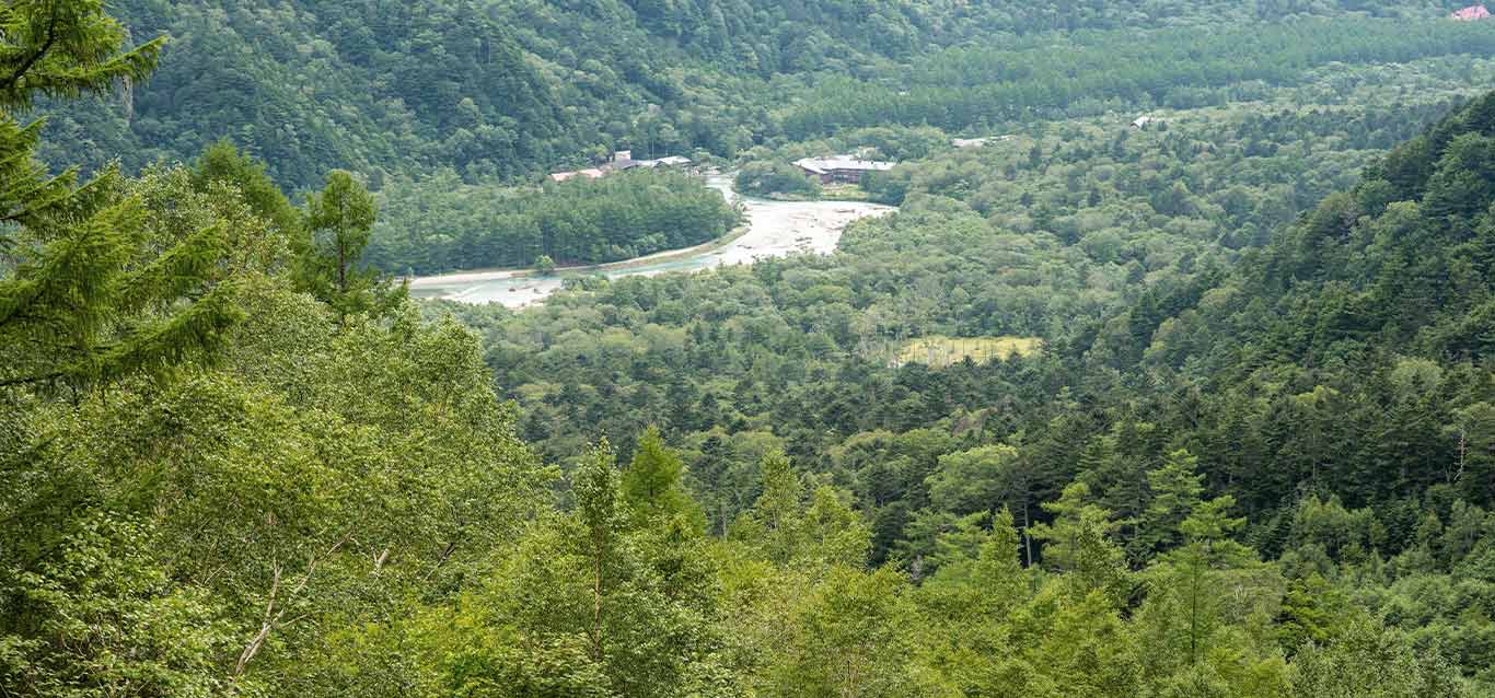 90分で行ける、もうひとつの上高地のイメージ