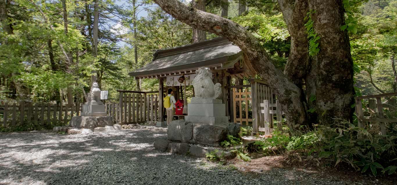 穂髙神社奥宮のイメージ