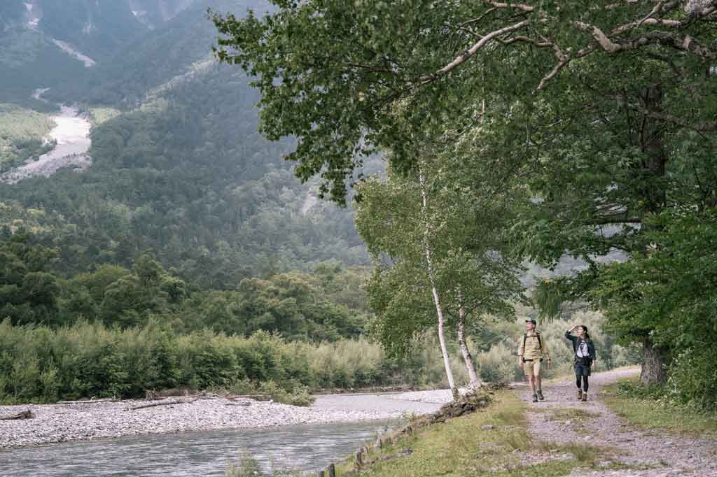 上高地園路内マップのイメージ